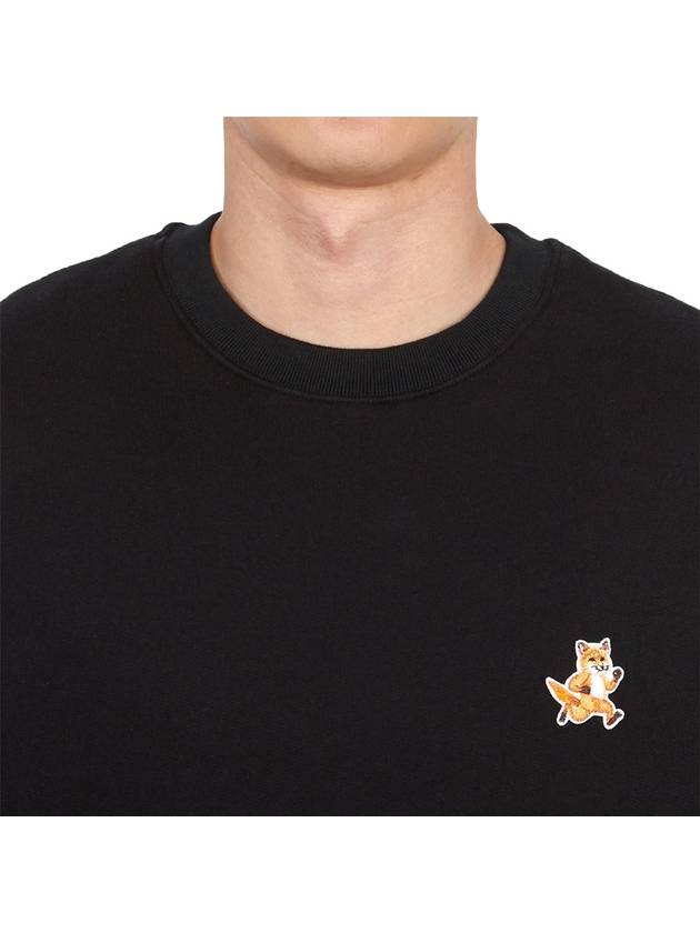 Fox Cotton Sweatshirt Black - MAISON KITSUNE - BALAAN 6