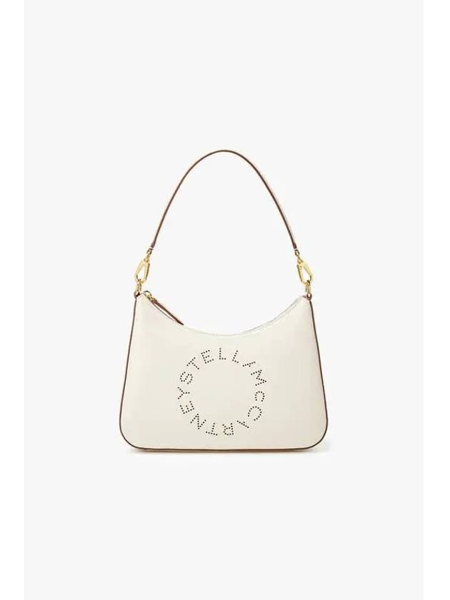 STELLA McCARTNEY LOGO small shoulder bag off white - STELLA MCCARTNEY - BALAAN 1