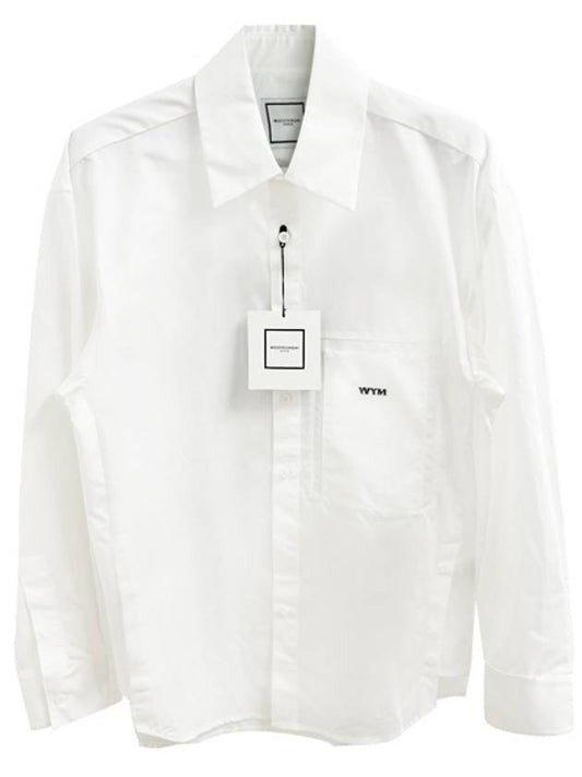 Butterfly Back Logo Long Sleeve Shirt White - WOOYOUNGMI - BALAAN 2