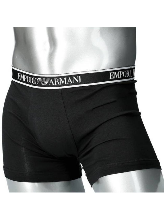 Stretch Cotton 3-Pack Briefs Black - EMPORIO ARMANI - BALAAN 2