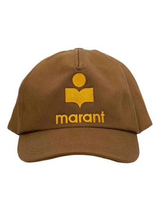 Logo Tyrone Ball Cap Brown - ISABEL MARANT - BALAAN.