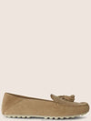 Dot Sole Suede Loafers Cashew Butter - LORO PIANA - BALAAN 3