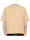 Pink Label Crew Neck Short Sleeve T-Shirt Light Camel - ACNE STUDIOS - BALAAN 2