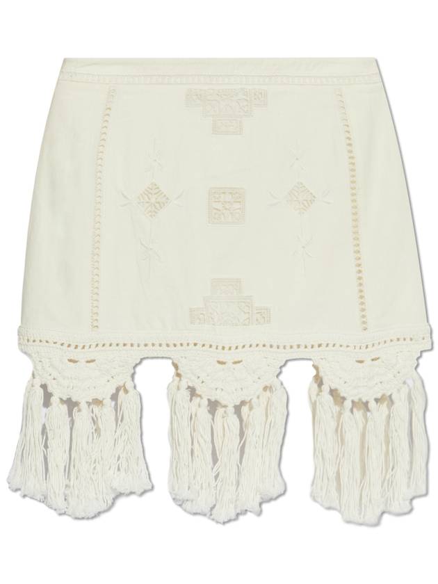 Isabel Marant Skirt Sandra, Women's, Cream - ISABEL MARANT - BALAAN 1