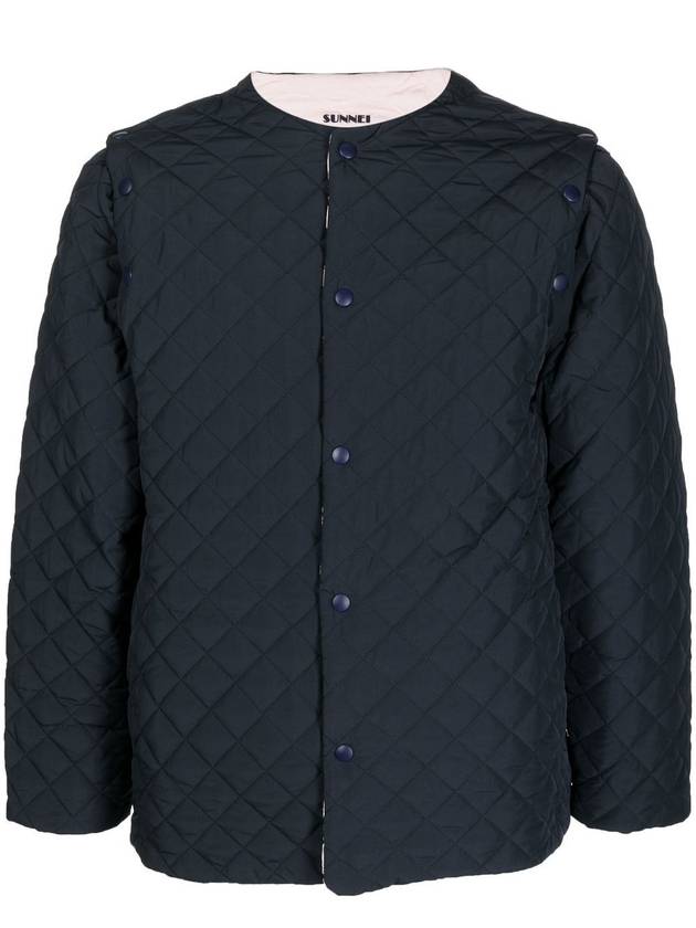 Short Quilted Jacket Navy - SUNNEI - BALAAN 2