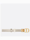 30 Montaigne 20mm Smooth Calfskin Reversible Belt Latte - DIOR - BALAAN 5