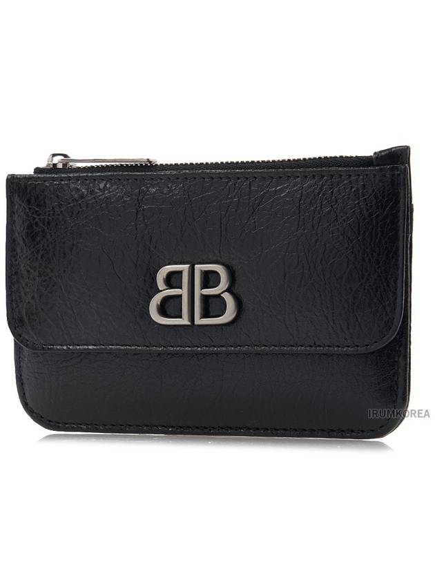 BB logo card wallet 765420 2AAYP 1000 - BALENCIAGA - BALAAN 3