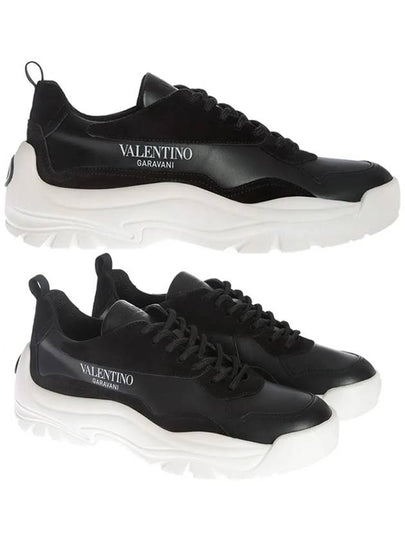 Gumboy Low-Top Sneakers Black - VALENTINO - BALAAN 2