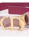 30 Montaigne 35mm Smooth Calfskin Reversible Belt Pink - DIOR - BALAAN 8