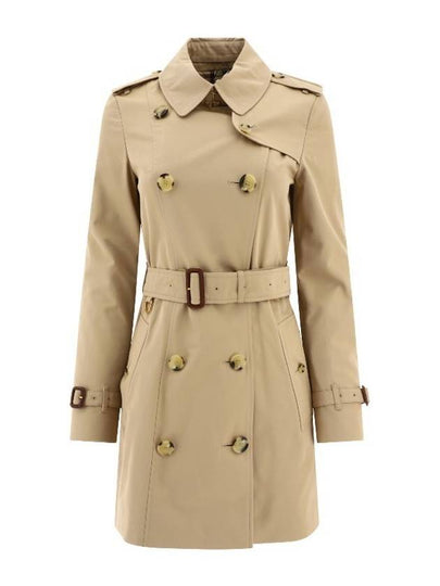 Short Chelsea Heritage Trench Coat Beige - BURBERRY - BALAAN 2