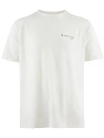 Men's Groa Logo Technical Short Sleeve T-Shirt Snow - KLATTERMUSEN - BALAAN 2