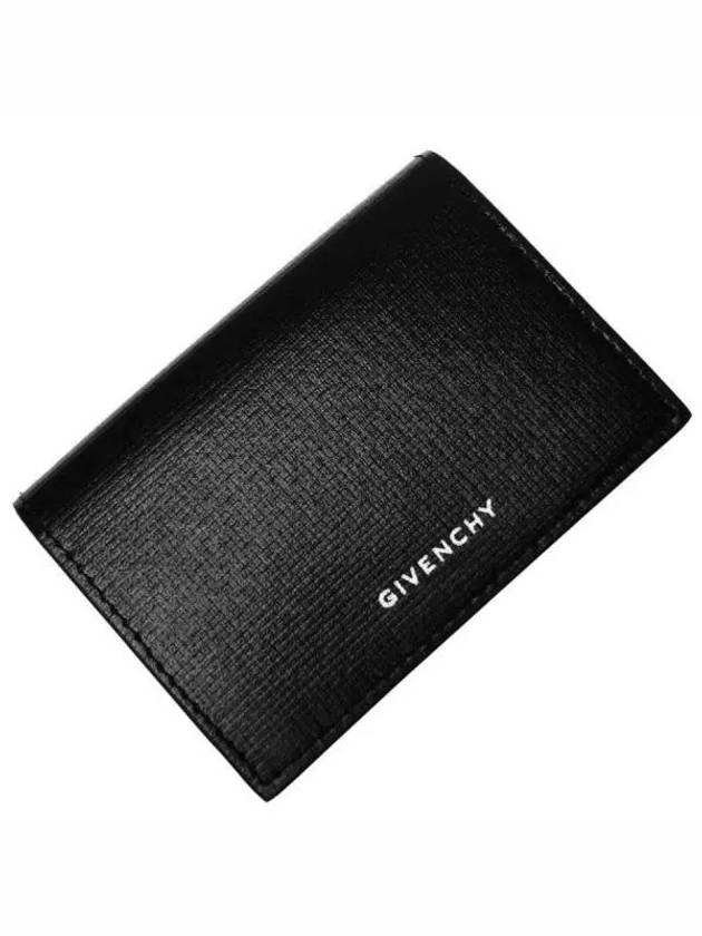 4G Classic Leather Half Wallet Black - GIVENCHY - BALAAN 2