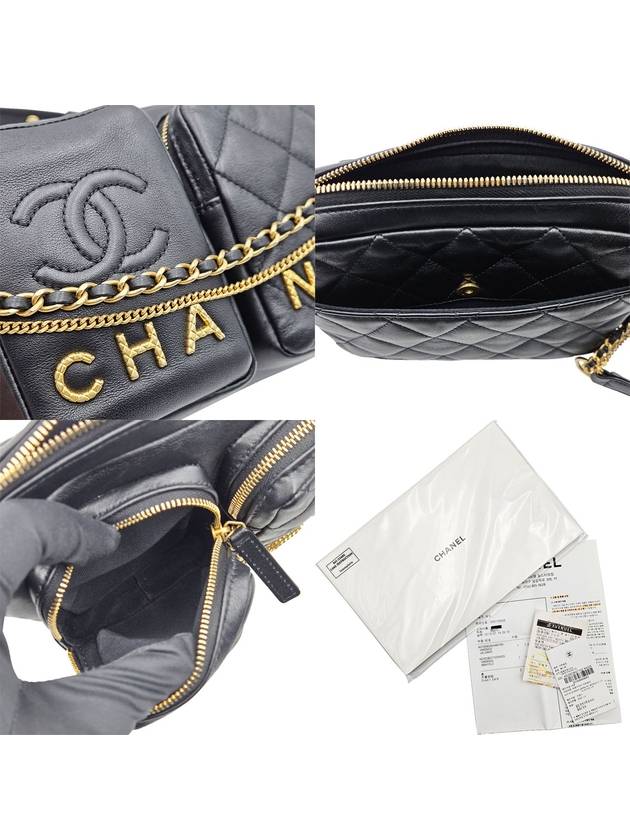 Chanel AS2923 Black Season Double Pocket Camera Bag - CHANEL - BALAAN 9