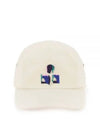 Tyron Embroidered Logo Ball Cap White - ISABEL MARANT - BALAAN 2