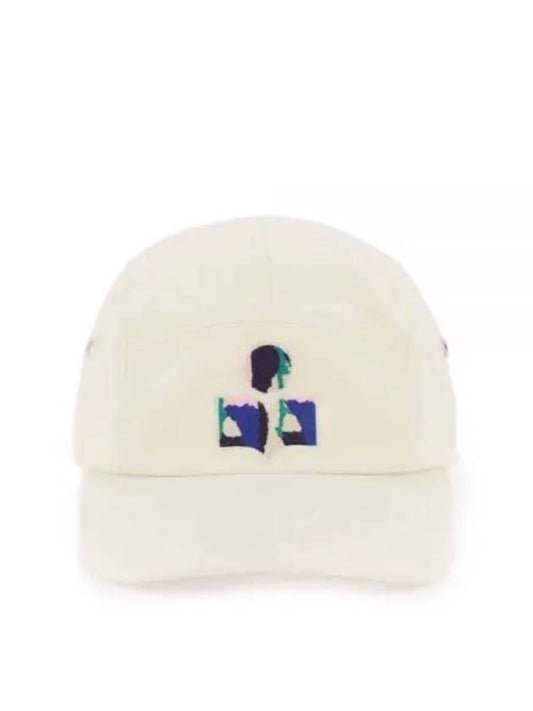 Tyron Embroidered Logo Ball Cap White - ISABEL MARANT - BALAAN 2