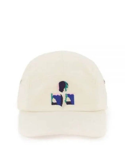 Tyron Embroidered Logo Ball Cap White - ISABEL MARANT - BALAAN 2