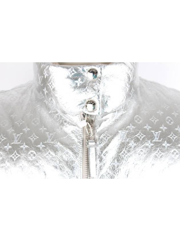 Silver embossed monogram vest 38size - LOUIS VUITTON - BALAAN 7