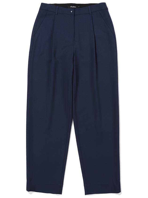 Band Tapered Pants NAVY WOMAN - MALBON GOLF - BALAAN 1