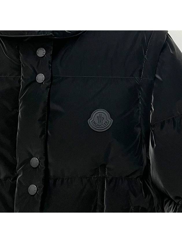 Women ALLYMES 2in1 Logo Patch Down Padded Jacket Black 1A00020 5970C 999 - MONCLER - BALAAN 7