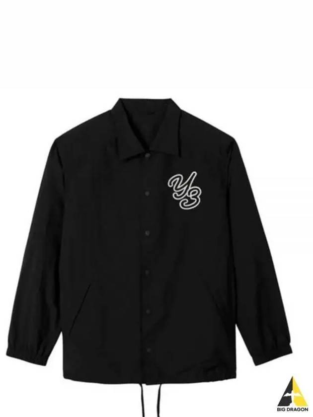 Logo Coach Jacket Black - Y-3 - BALAAN 2