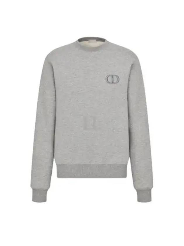 CD Icon Cotton Sweatshirt Grey - DIOR - BALAAN 2