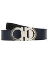 Reversible Leather Belt Black Blumarine - SALVATORE FERRAGAMO - BALAAN 2