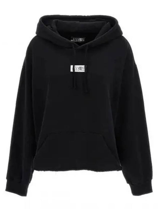 Number Logo Hoodie Top Black - MAISON MARGIELA - BALAAN 2