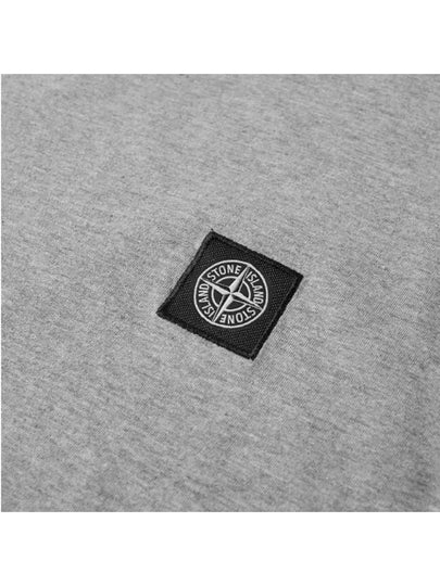 Stone Island 22713 Long Sleeve Patch Logo Tee Gray 701522713V1064 - STONE ISLAND - BALAAN 2