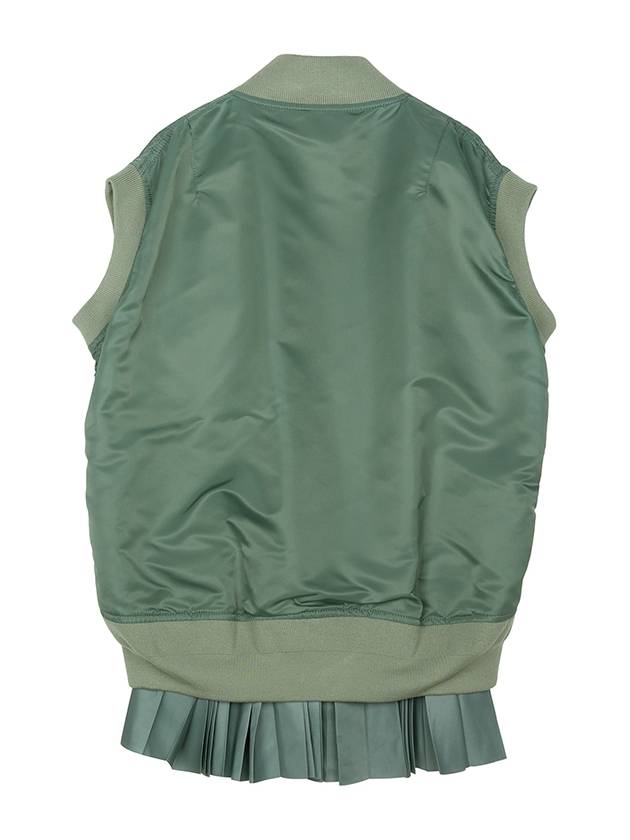 Nylon Twill Vest Green - SACAI - BALAAN 3