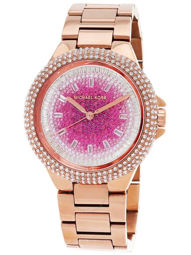 Open Box - Michael Kors Oversized Camille Ombrd Pave Quartz Ladies Watch MK7340 - MICHAEL KORS - BALAAN 1