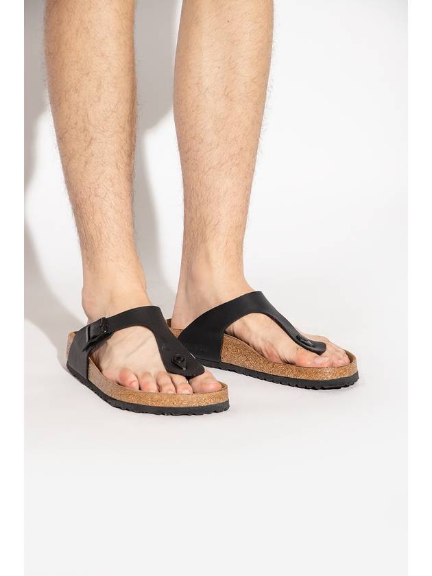 Birkenstock ‘Gizeh BS’ Slides, Men's, Black - BIRKENSTOCK - BALAAN 2