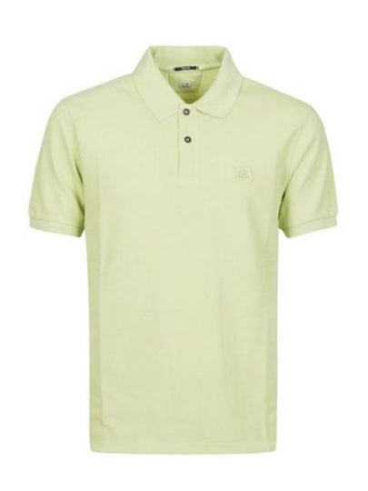 24/1 Piquet Resist Dyed Polo Shirt Green - CP COMPANY - BALAAN 2