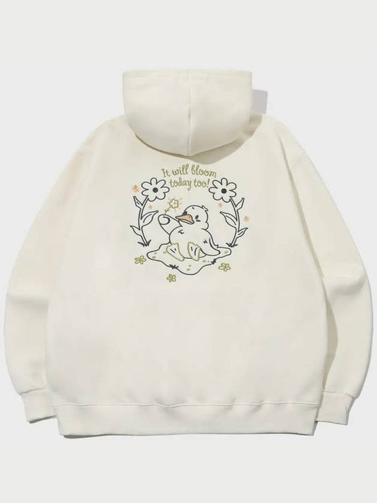 Will Bloom flower embroidered hooded top cream - CPGN STUDIO - BALAAN 2