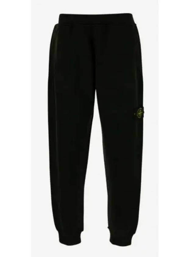 Signature Wappen Patch Cotton Baggy Pants Black - STONE ISLAND - BALAAN 2