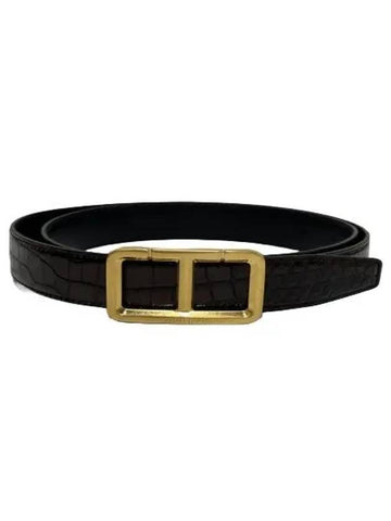 TB280 LCL168X1 B023 Crocker Pattern Belt - TOM FORD - BALAAN 1