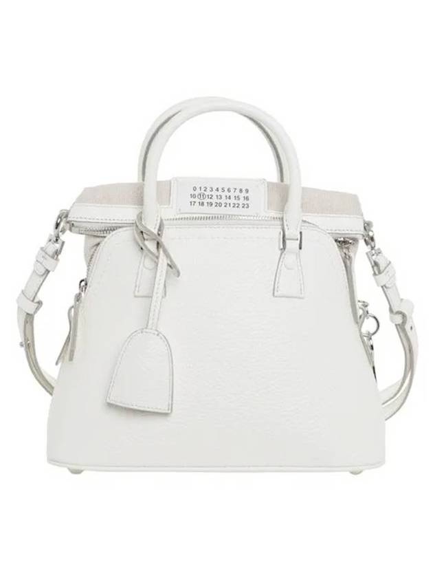 5AC Logo Patch Mini Tote Bag Ivory - MAISON MARGIELA - BALAAN 1