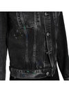 Paint Denim Jacket Black - MAISON MARGIELA - BALAAN 8