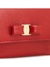 Vara Bow Card Wallet Red - SALVATORE FERRAGAMO - BALAAN 6