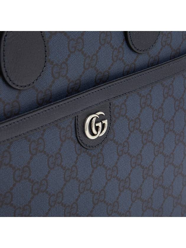 Ophidia Medium GG Briefcase Dark Blue - GUCCI - BALAAN 8