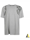 Men's Harness Skull Short Sleeve T-Shirt Grey - ALEXANDER MCQUEEN - BALAAN 2