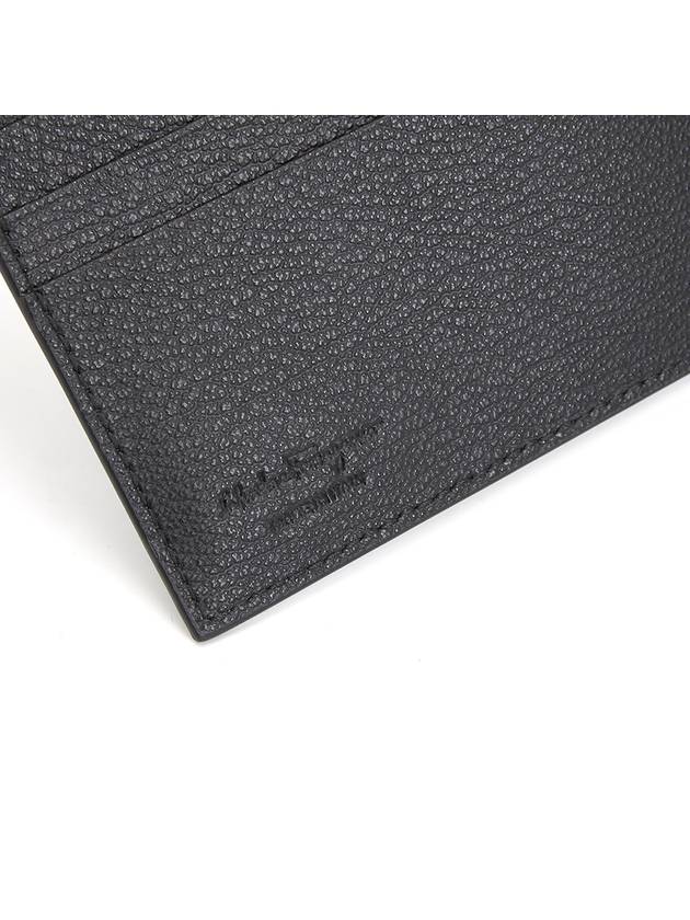 Gancini Half Wallet Black - SALVATORE FERRAGAMO - BALAAN 6