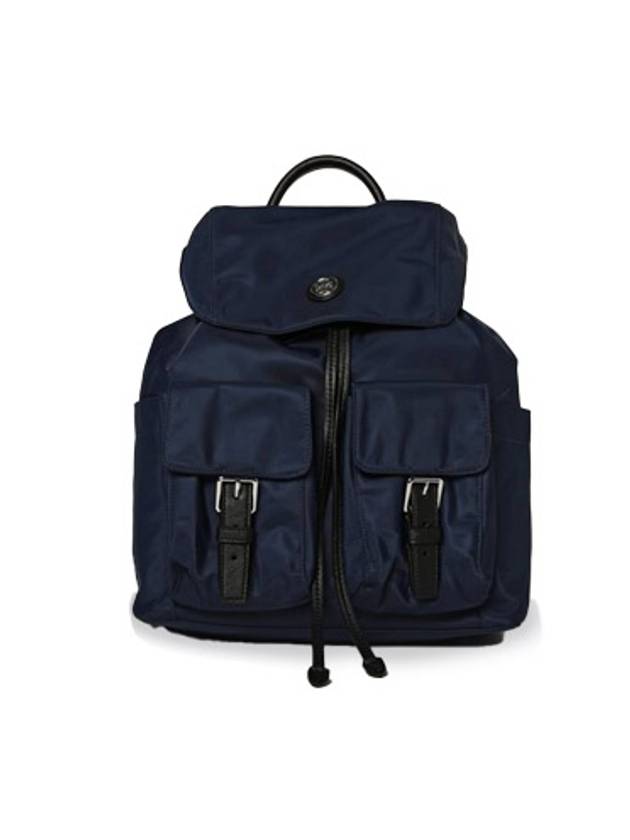 Virginia Flap Nylon Backpack Blue - TORY BURCH - BALAAN 1