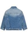 Oversized Denim Jacket Mid Blue - ACNE STUDIOS - BALAAN 4