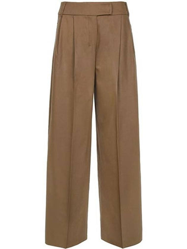 camel Carmen wool straight pants 008 00162 - MAX MARA - BALAAN 1