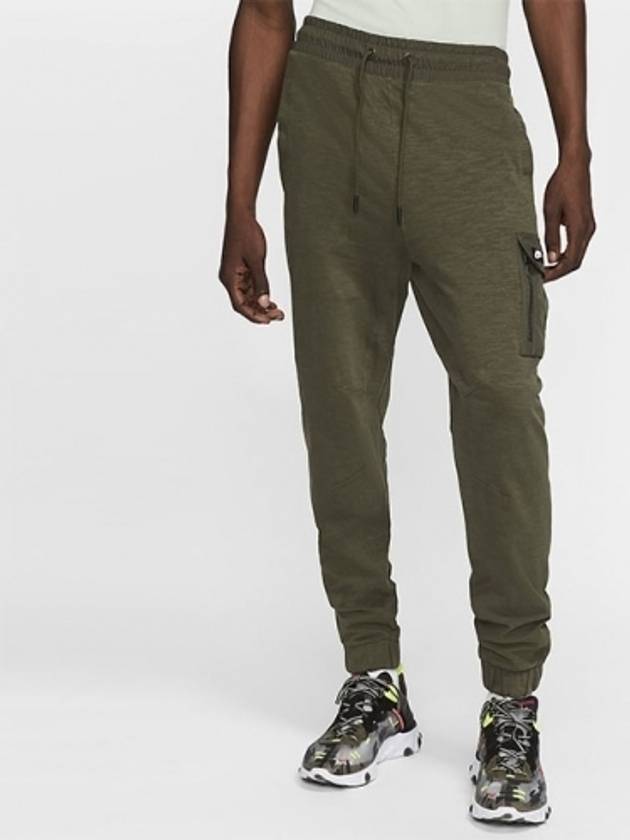 Men's Light Weight Mix Track Pants Olive - NIKE - BALAAN 2