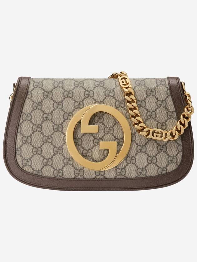 Blondie GG Canvas Shoulder Bag Beige - GUCCI - BALAAN 2