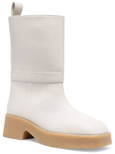 Women's Skylar Alter Matt Middle Boots White - STELLA MCCARTNEY - BALAAN 2