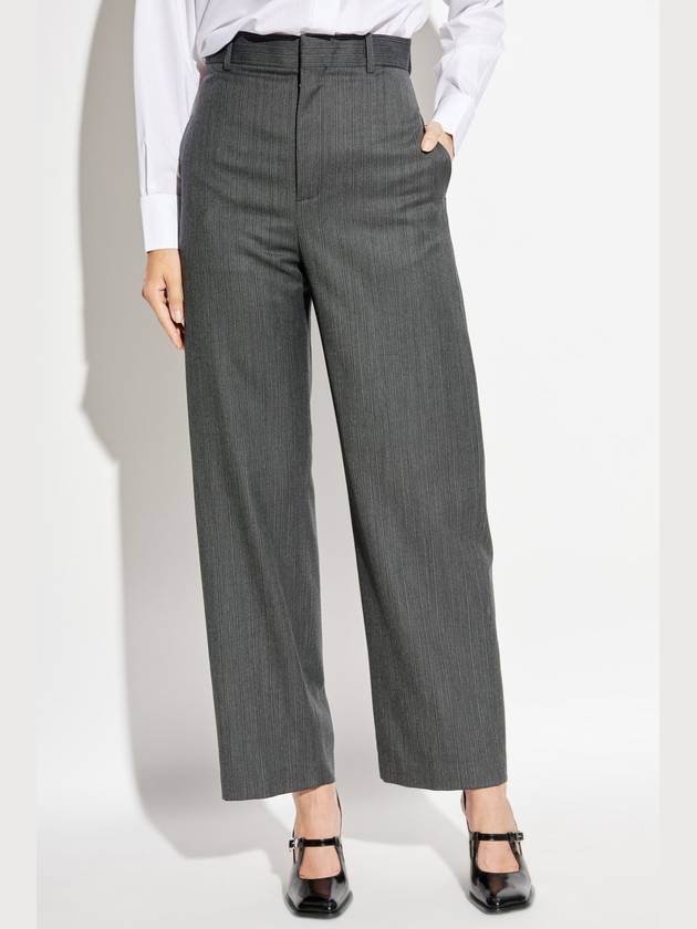 Loewe Wool Trousers, Women's, Grey - LOEWE - BALAAN 3