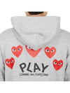 Heart Wappen Zip Up Hoodie P1 T250 1 Grey - COMME DES GARCONS - BALAAN 10