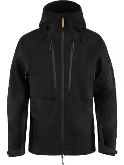 Men's Keb Eco Shell Zip-Up Hoodie Black - FJALL RAVEN - BALAAN 2